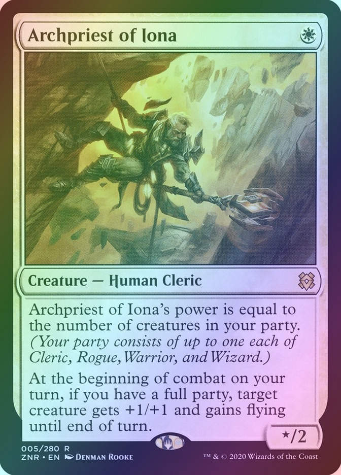 Archpriest of Iona (ZNR) (5) / Foil