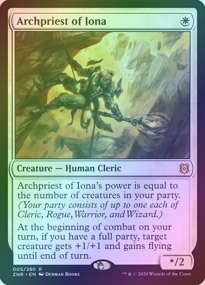 Archpriest of Iona (ZNR) (5) / Foil