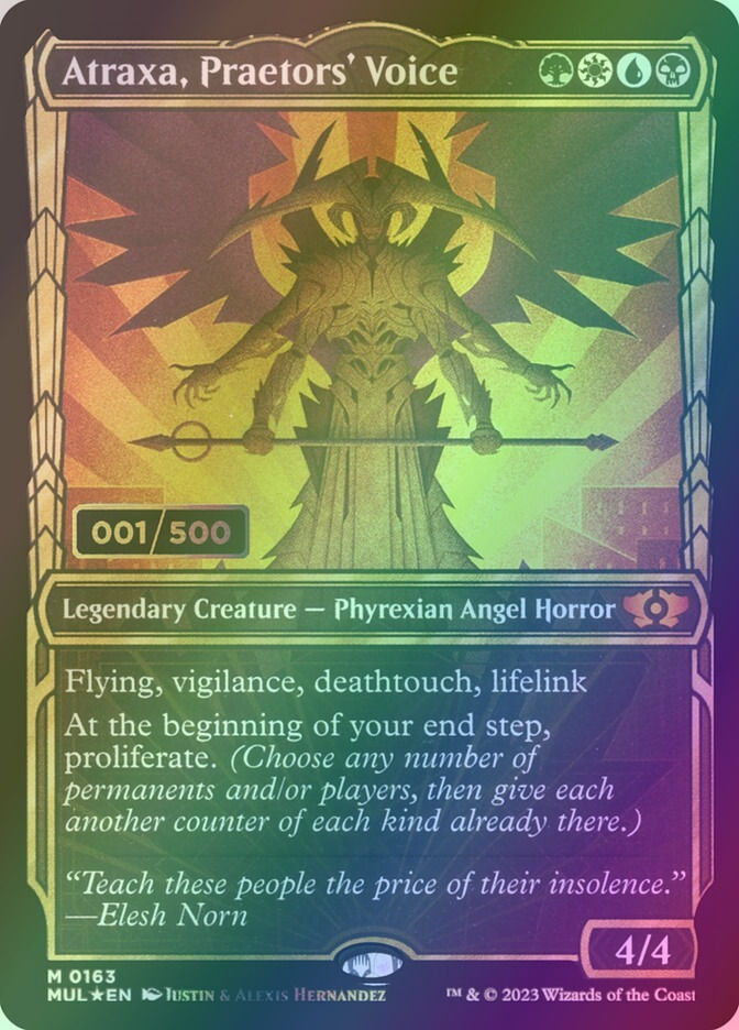 Atraxa, Praetors' Voice (MUL) (163z) / Serialized