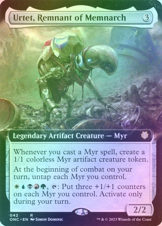 Urtet, Remnant of Memnarch (ONC) (42) / Extended Art / Foil