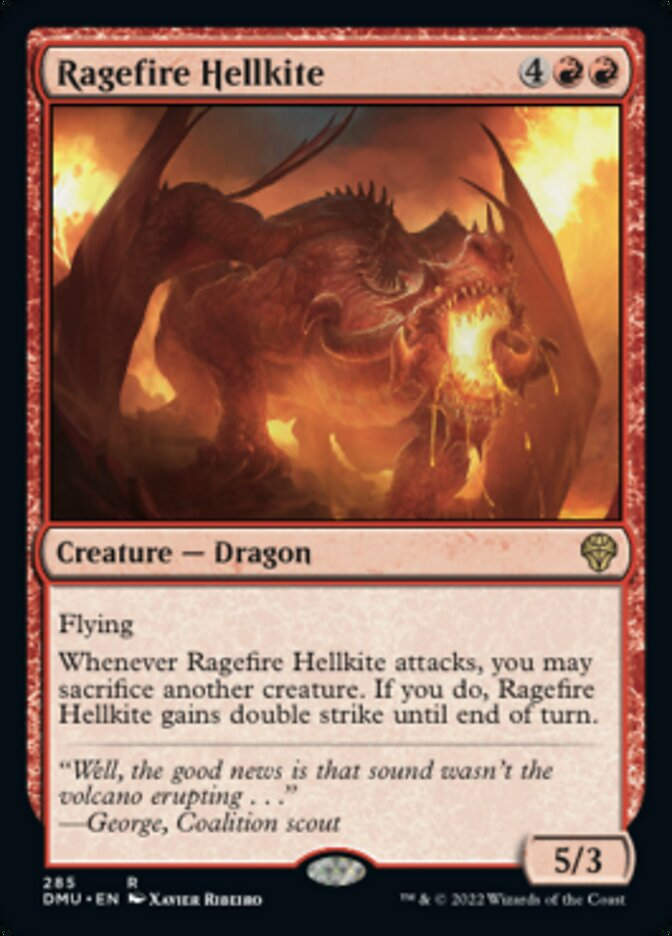 Ragefire Hellkite (DMU) / Jumpstart