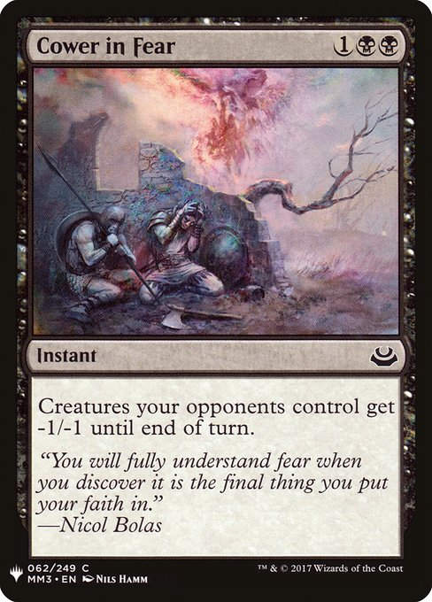 Cower in Fear (PLST) (MM3-62)