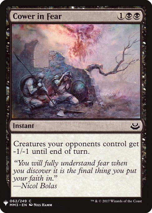 Cower in Fear (PLST) (MM3-62)