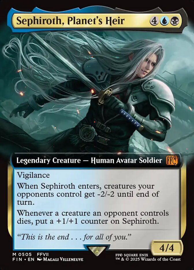 Sephiroth, Planet's Heir (FIN) (505) / Extended Art