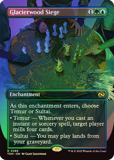 Glacierwood Siege (TDM) (386) / Foil / Borderless