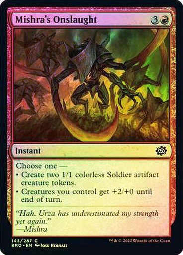 Mishra's Onslaught (BRO) / Foil