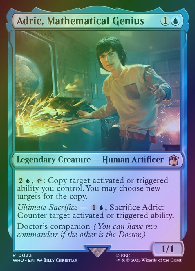 Adric, Mathematical Genius (WHO) (33) / Foil