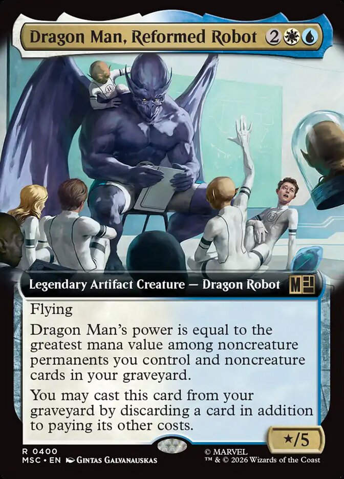 Dragon Man, Reformed Robot (MSC) (400) / Extended Art