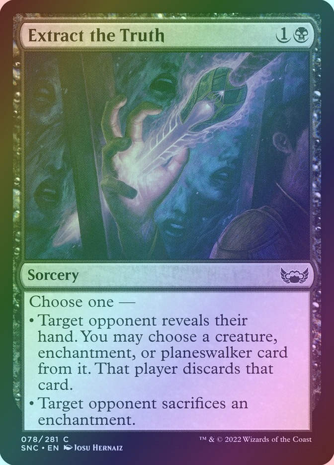 Extract the Truth (SNC) (78) / Foil