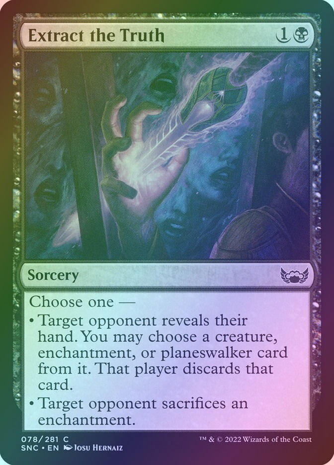 Extract the Truth (SNC) (78) / Foil