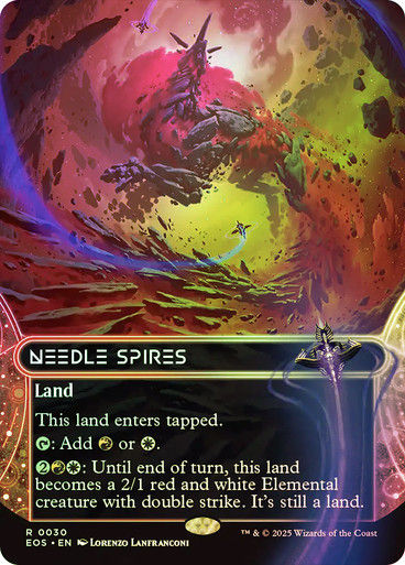 Needle Spires (EOS) (30) / Borderless / Foil