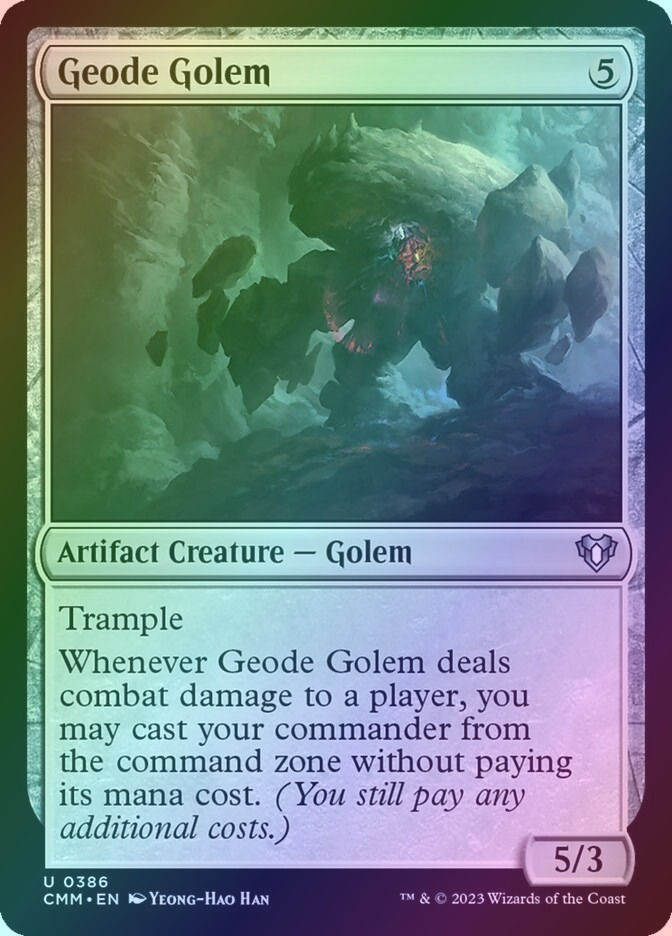 Geode Golem (CMM) (386) / Foil