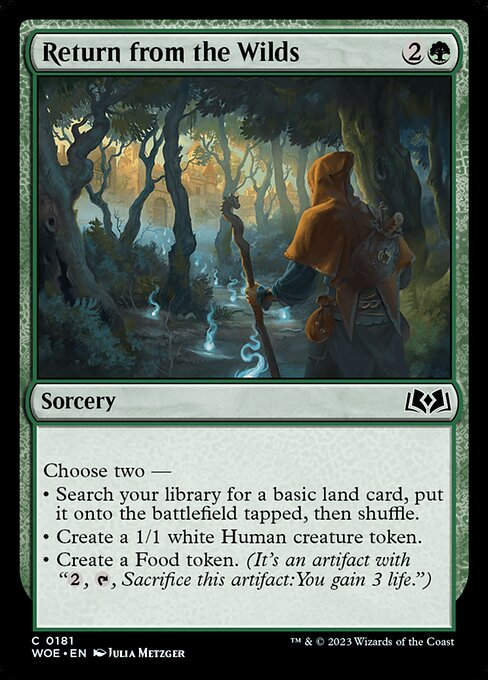 Return from the Wilds (woe)