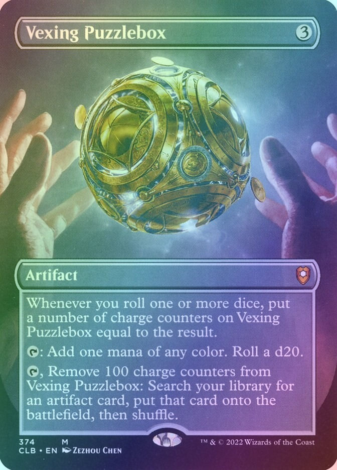 Vexing Puzzlebox (CLB) (374) / Borderless / Foil