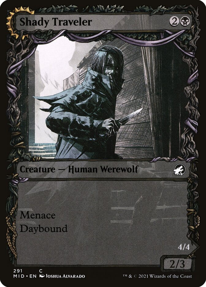 Shady Traveler // Stalking Predator (MID) (291) / Showcase — cara 1 de 2