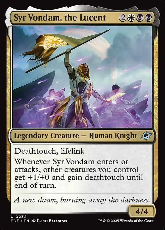 Syr Vondam, the Lucent (EOE) (232)