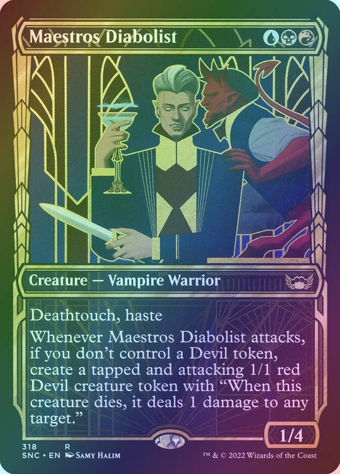 Maestros Diabolist (SNC) (318) / Showcase / Foil