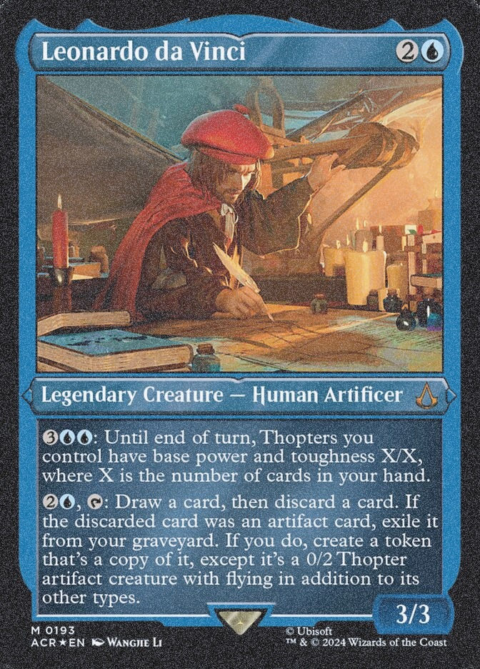 Leonardo da Vinci (ACR) (193) / Foil Etched