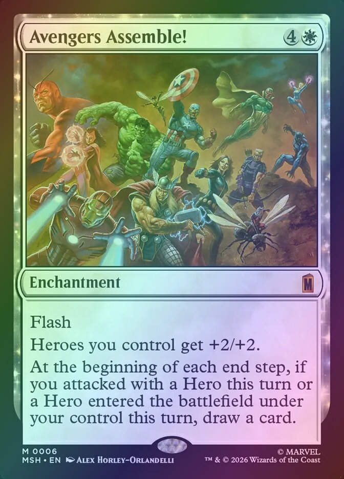 Avengers Assemble! (MSH) (6) / Foil