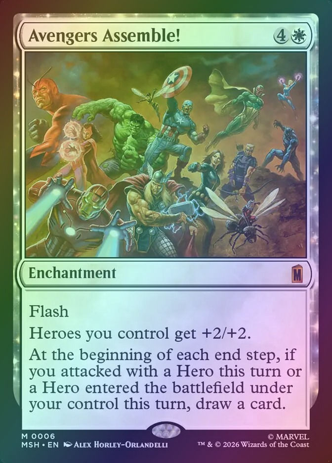 Avengers Assemble! (MSH) (6) / Foil