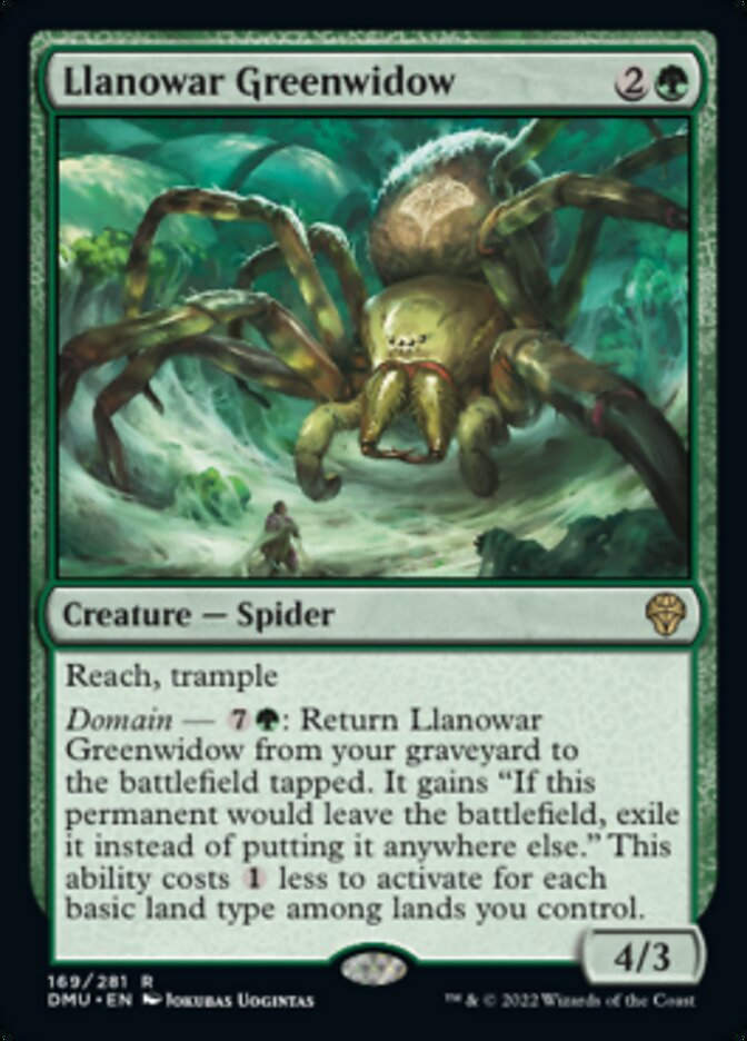 Llanowar Greenwidow (DMU)