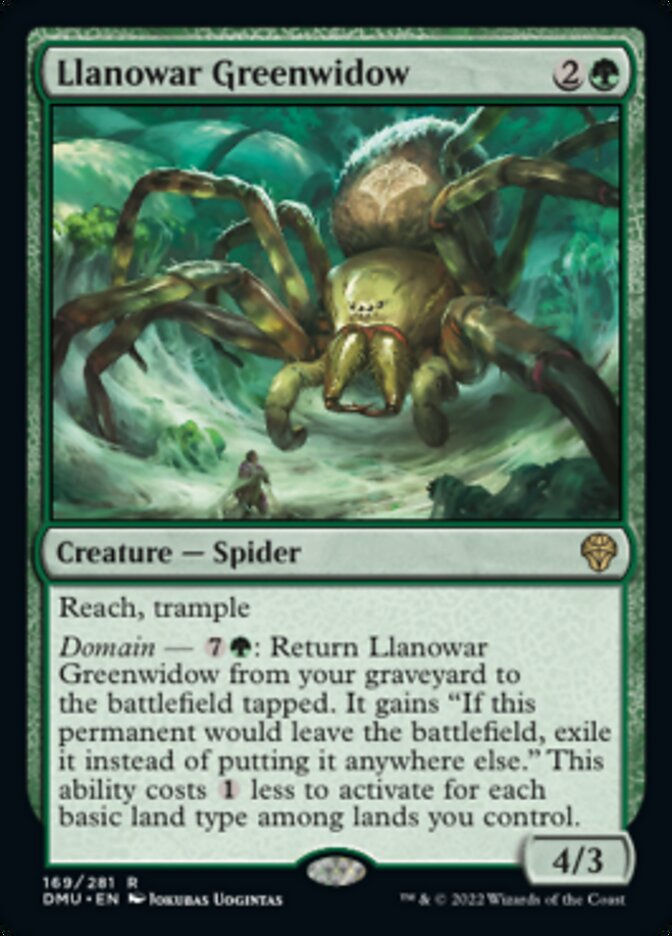 Llanowar Greenwidow (DMU)