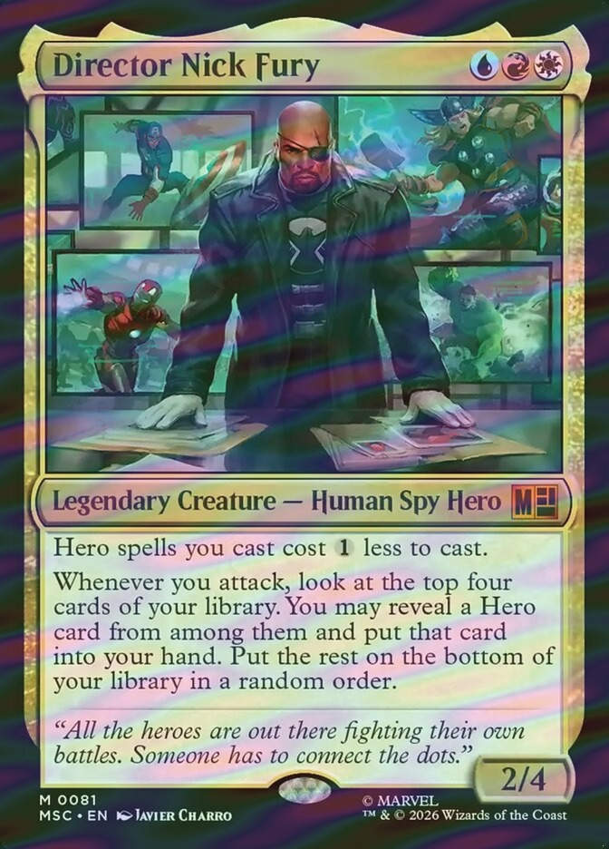 Director Nick Fury (MSC) (81) / Surge Foil