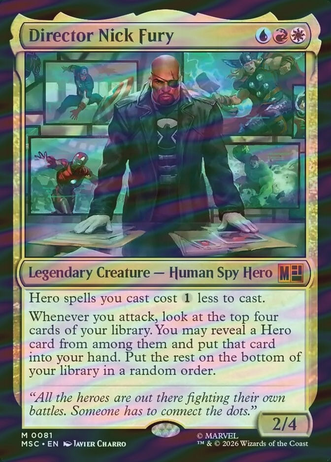 Director Nick Fury (MSC) (81) / Surge Foil
