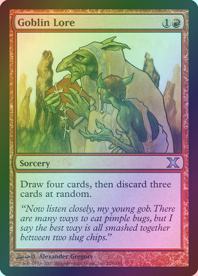 Goblin Lore (10E) (208) / Foil