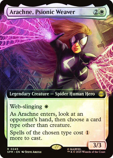 Arachne, Psionic Weaver (SPM) (245) / Extended Art / Foil