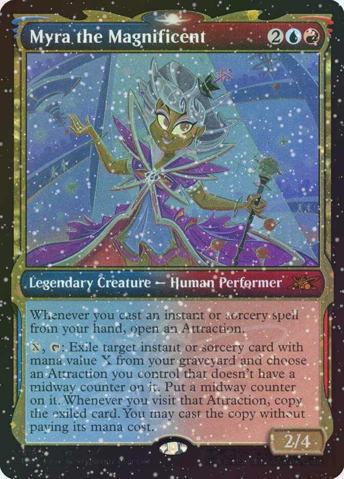 Myra the Magnificent (UNF) (518) / Showcase / Galaxy Foil
