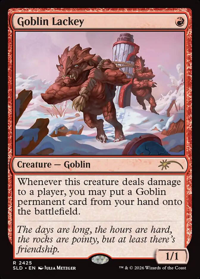 Goblin Lackey (SLD) (2425)