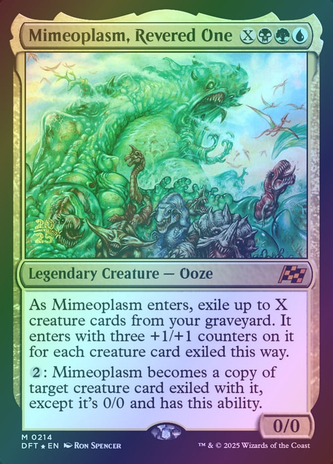 Mimeoplasm, Revered One (PDFT) (214s) / Foil