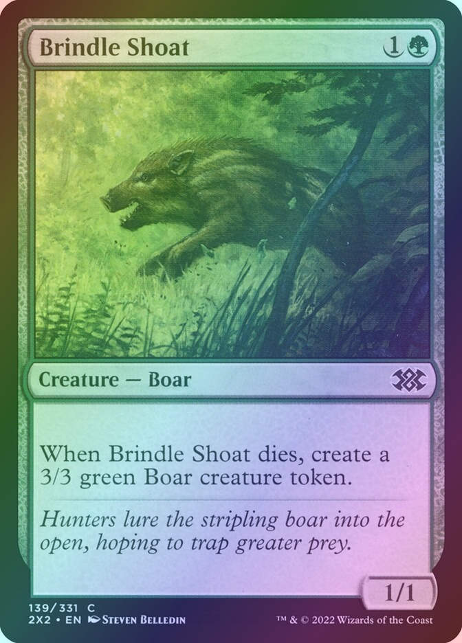 Brindle Shoat (2X2) (139) / Foil