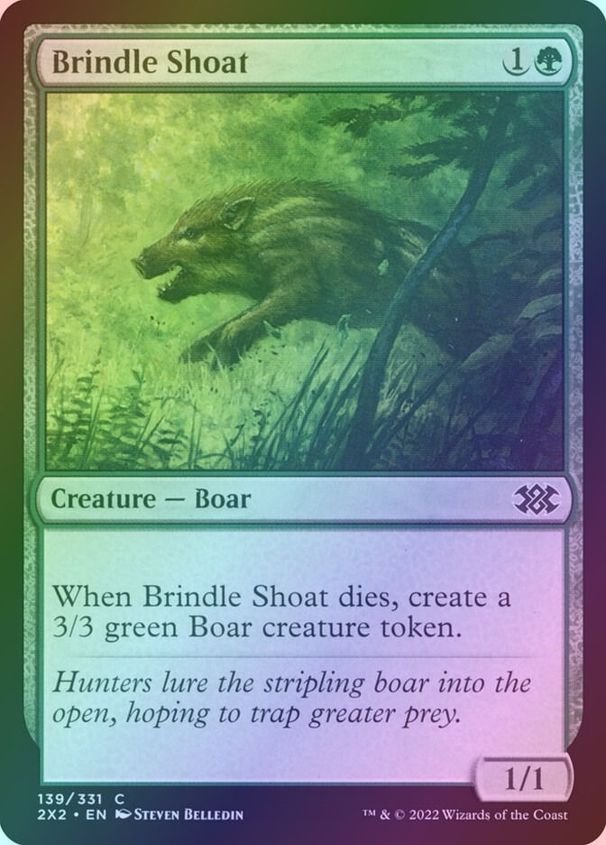 Brindle Shoat (2X2) (139) / Foil