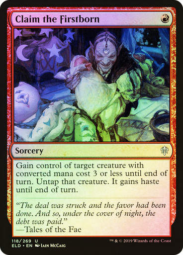 Claim the Firstborn (ELD) (118) / Foil