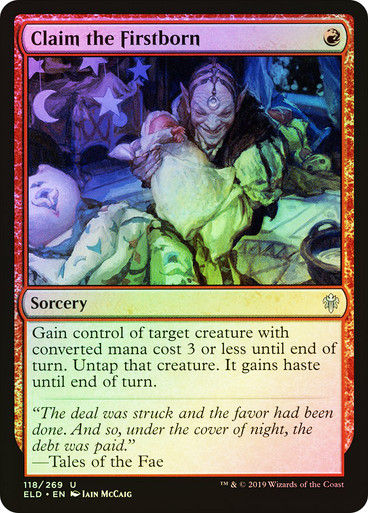 Claim the Firstborn (ELD) (118) / Foil
