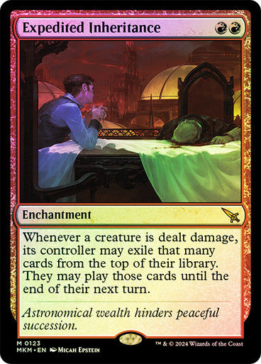 Expedited Inheritance (mkm) (123) / Foil