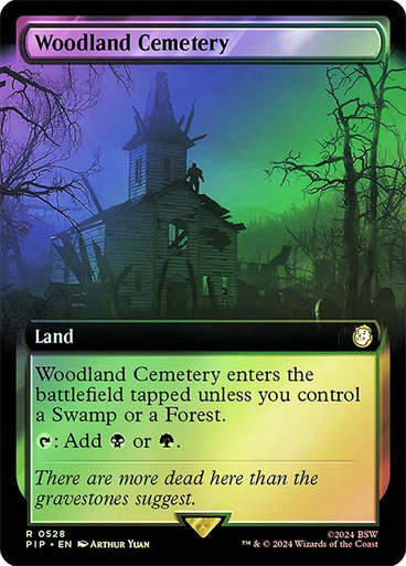 Woodland Cemetery (pip) (528) / Extended Art Foil
