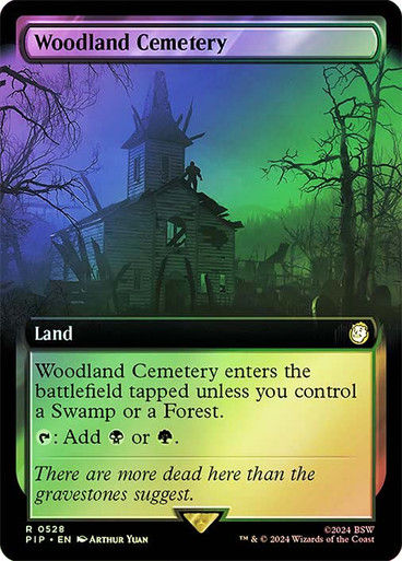 Woodland Cemetery (pip) (528) / Extended Art Foil