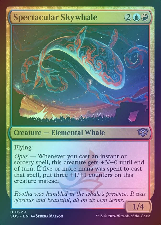 Spectacular Skywhale (SOS) (229) / Foil