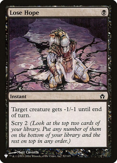 Lose Hope (PLST) (5DN-52)