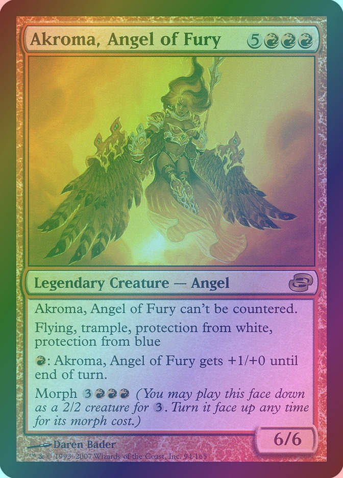 Akroma, Angel of Fury (PLC) (94) / Foil