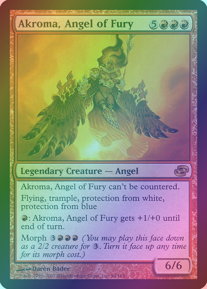 Akroma, Angel of Fury (PLC) (94) / Foil