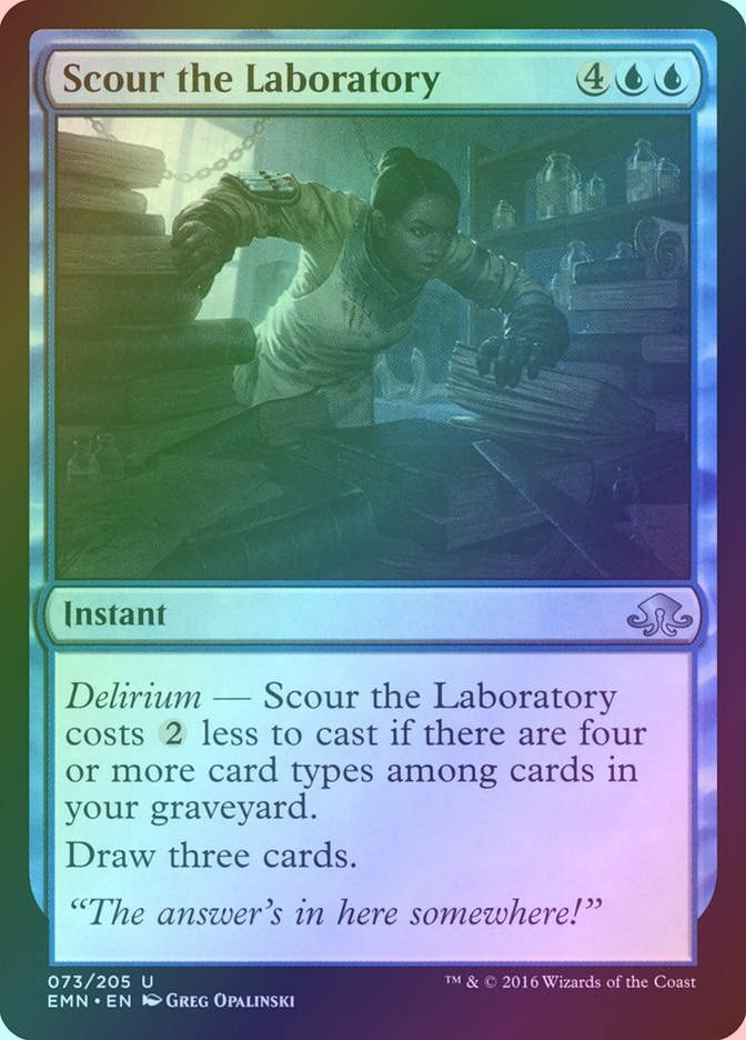 Scour the Laboratory (EMN) (73) / Foil