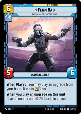 Fenn Rau - Protector of Concord Dawn (SHD_#067/262) / Foil