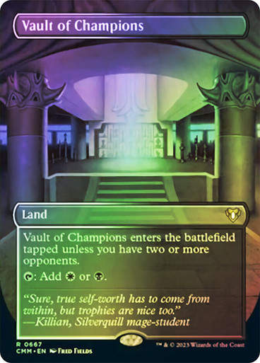 Vault of Champions (cmm) / Borderless / Foil