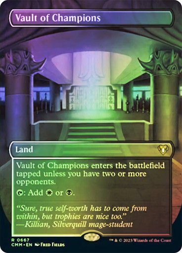 Vault of Champions (cmm) / Borderless / Foil