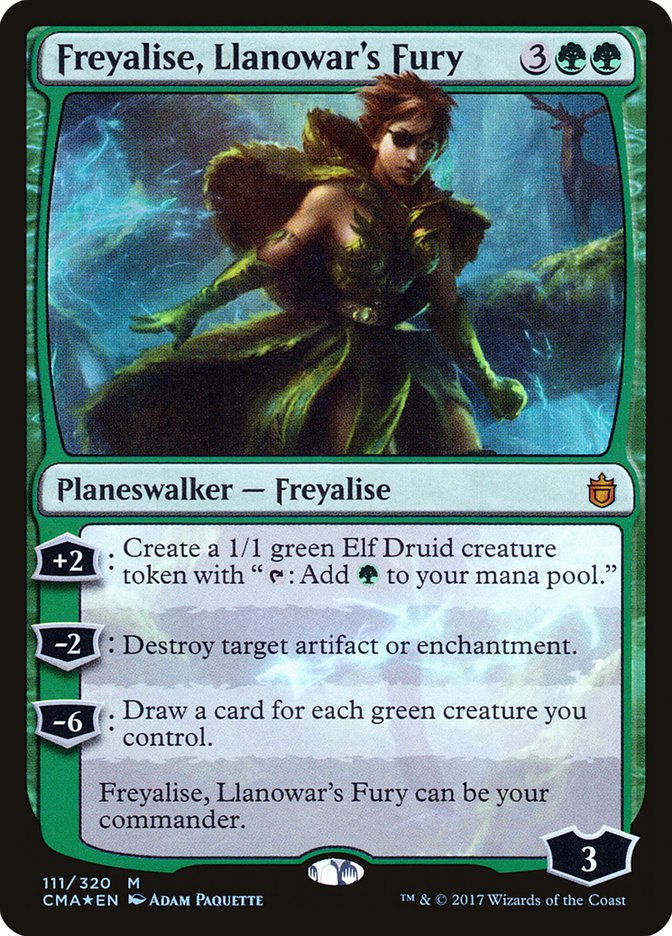 Freyalise, Llanowar's Fury (cma)