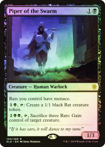 Piper of the Swarm (ELD) (100) / Foil